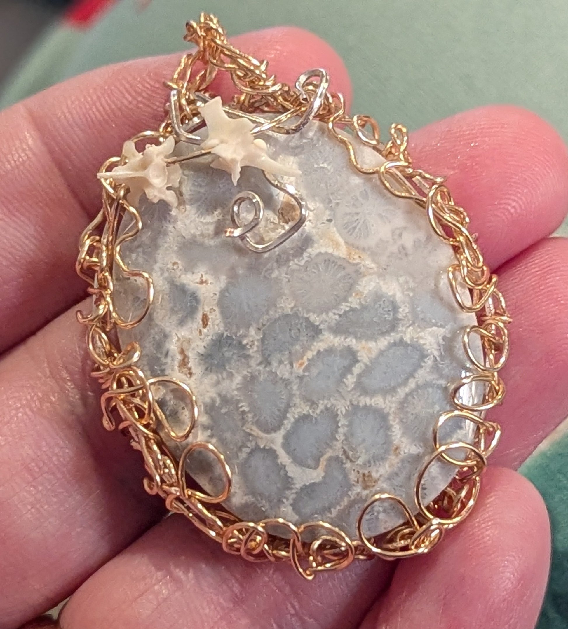 Fossil Jasper Pendant 