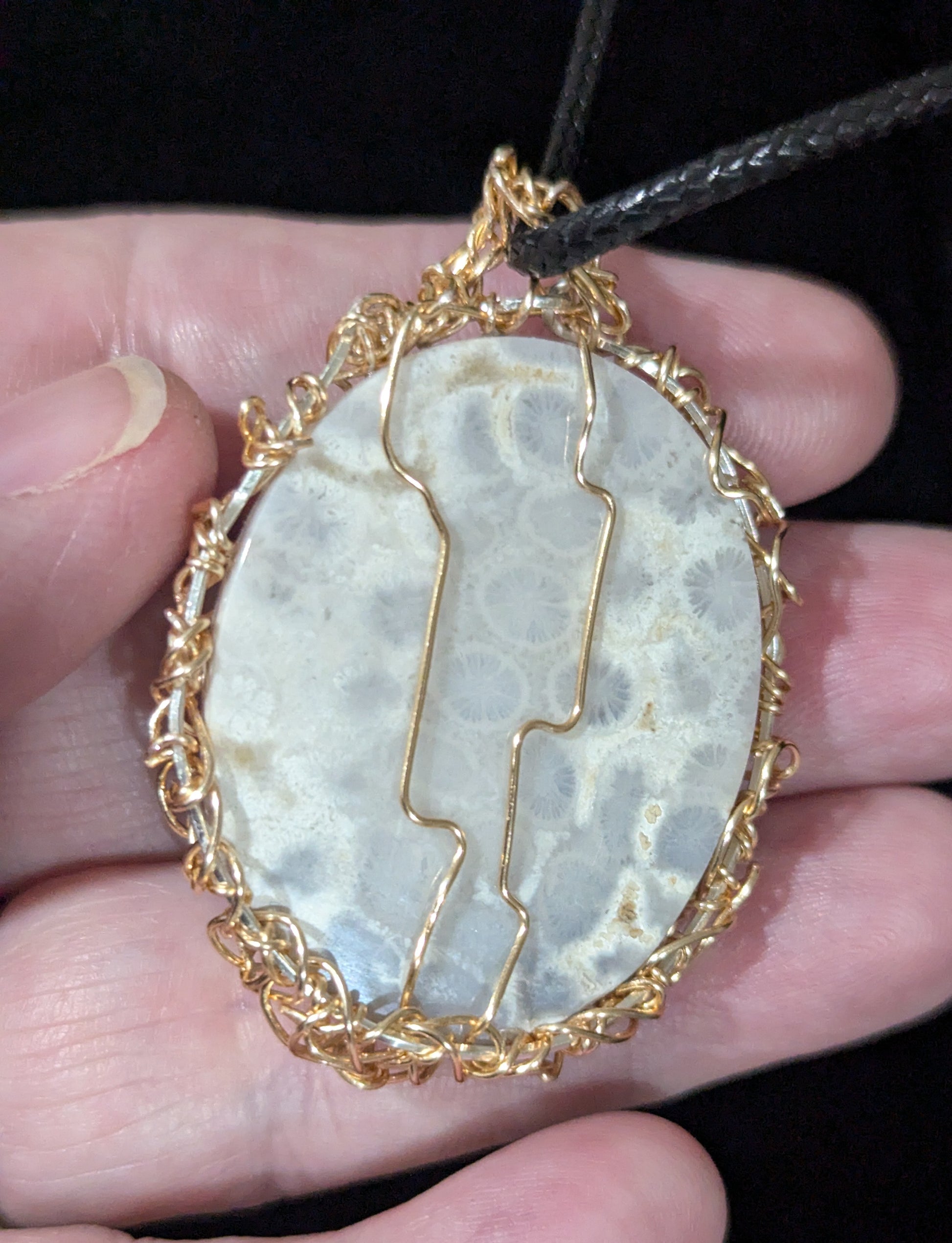 Fossil Jasper Pendant 