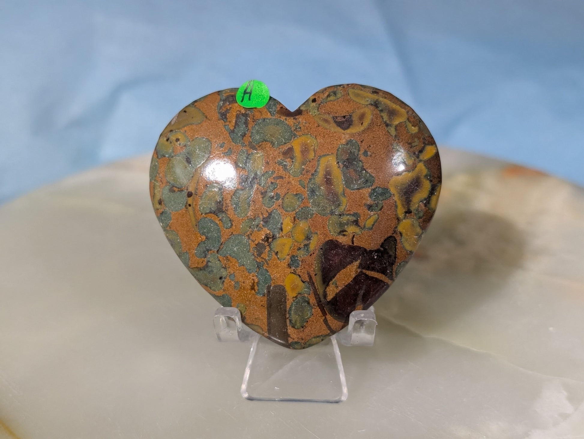 Fruit Jasper Heart