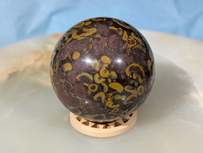Colorful Fruit Jasper Sphere 1E