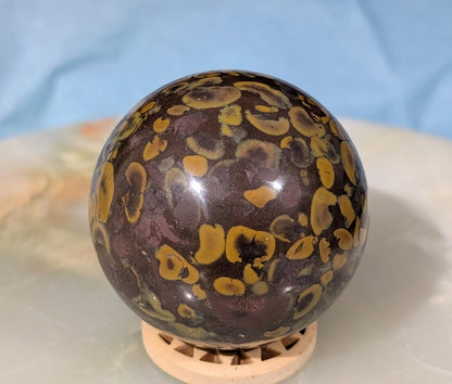 Colorful Fruit Jasper Sphere 1D
