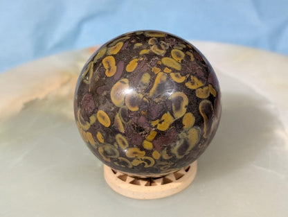 Colorful Fruit Jasper Sphere 1B