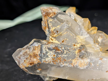 Dual Terminated Garden Quartz with Golden Healer Specimen