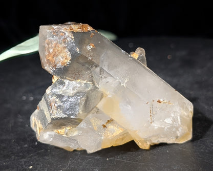 Dual Terminated Garden Quartz with Golden Healer Specimen