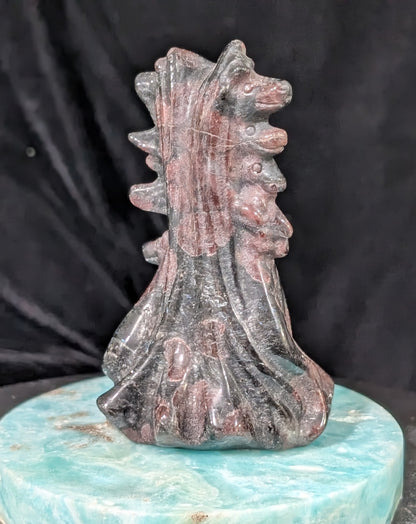 Garnet Goddess of the Wolf Figurine