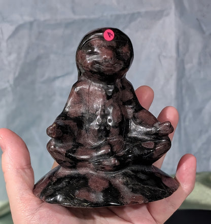 Garnet Meditating Sloth Figurine