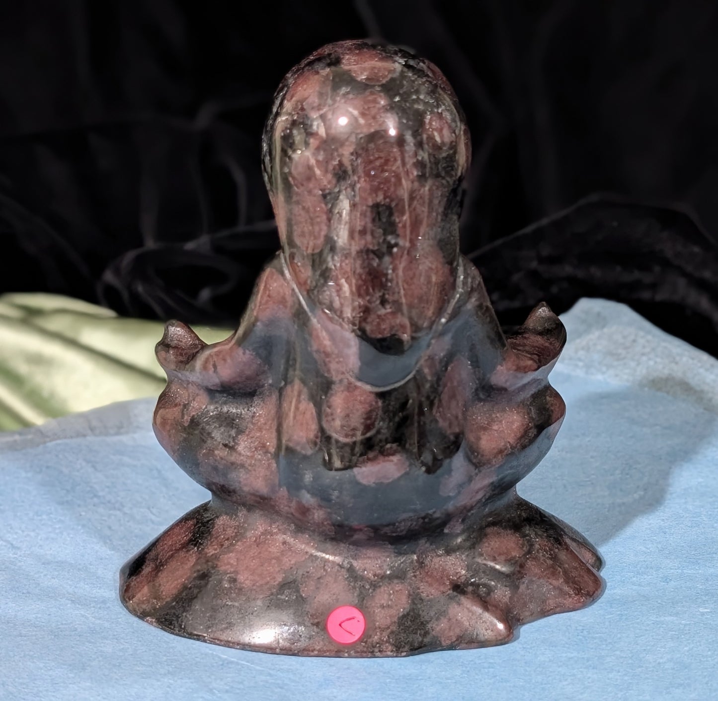 Garnet Meditating Sloth Figurine