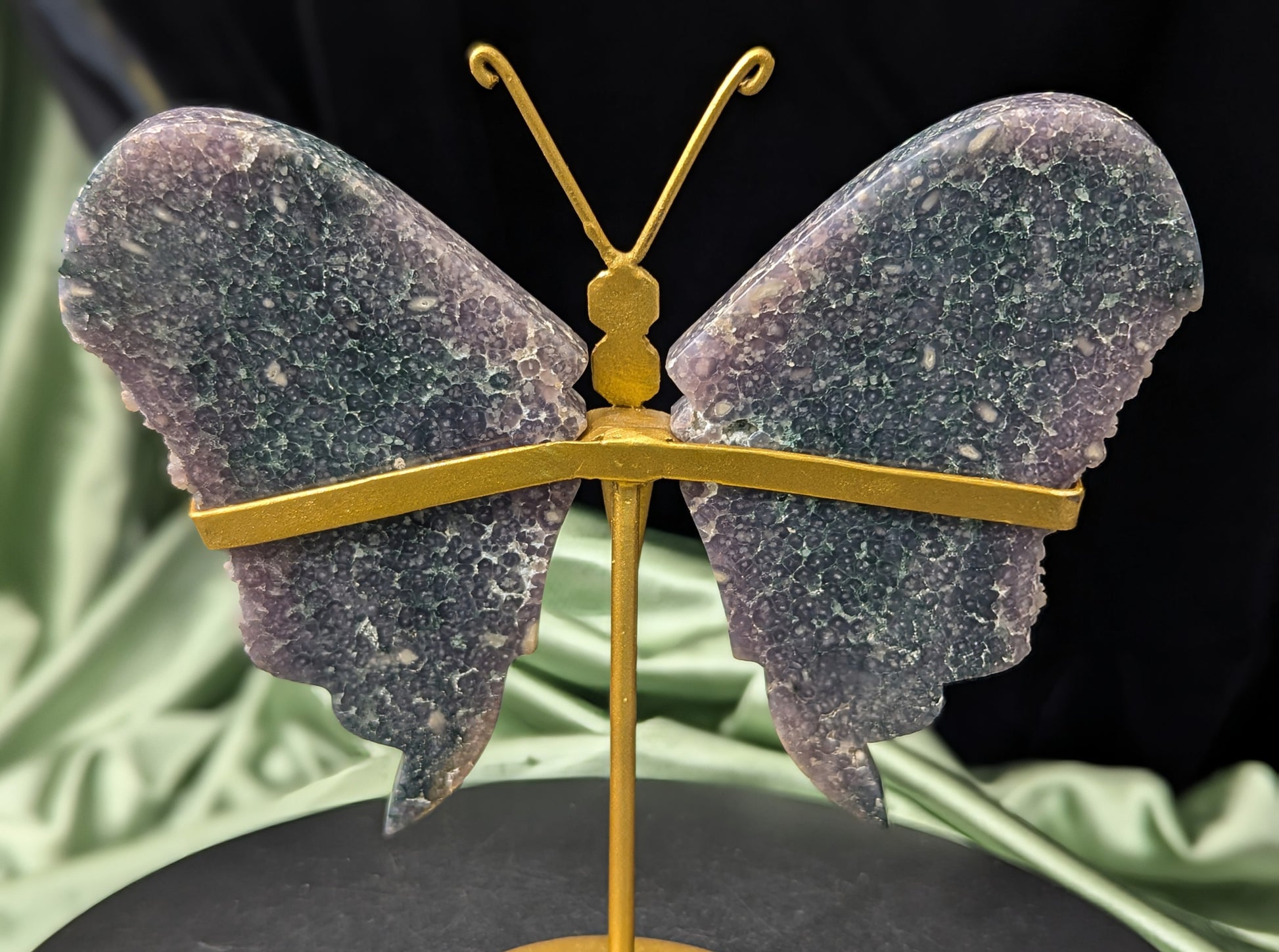 Grape Agate Butterfly