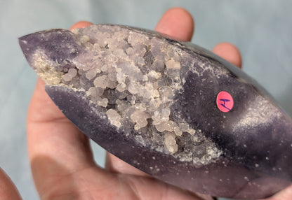 Grape Agate Spear Point Flame