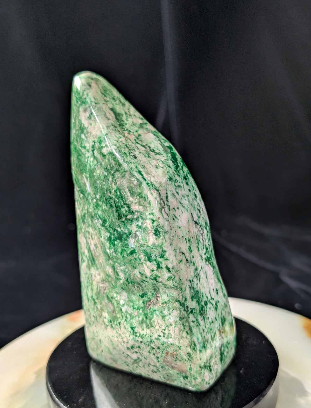 Green Apple Jadeite Freeform
