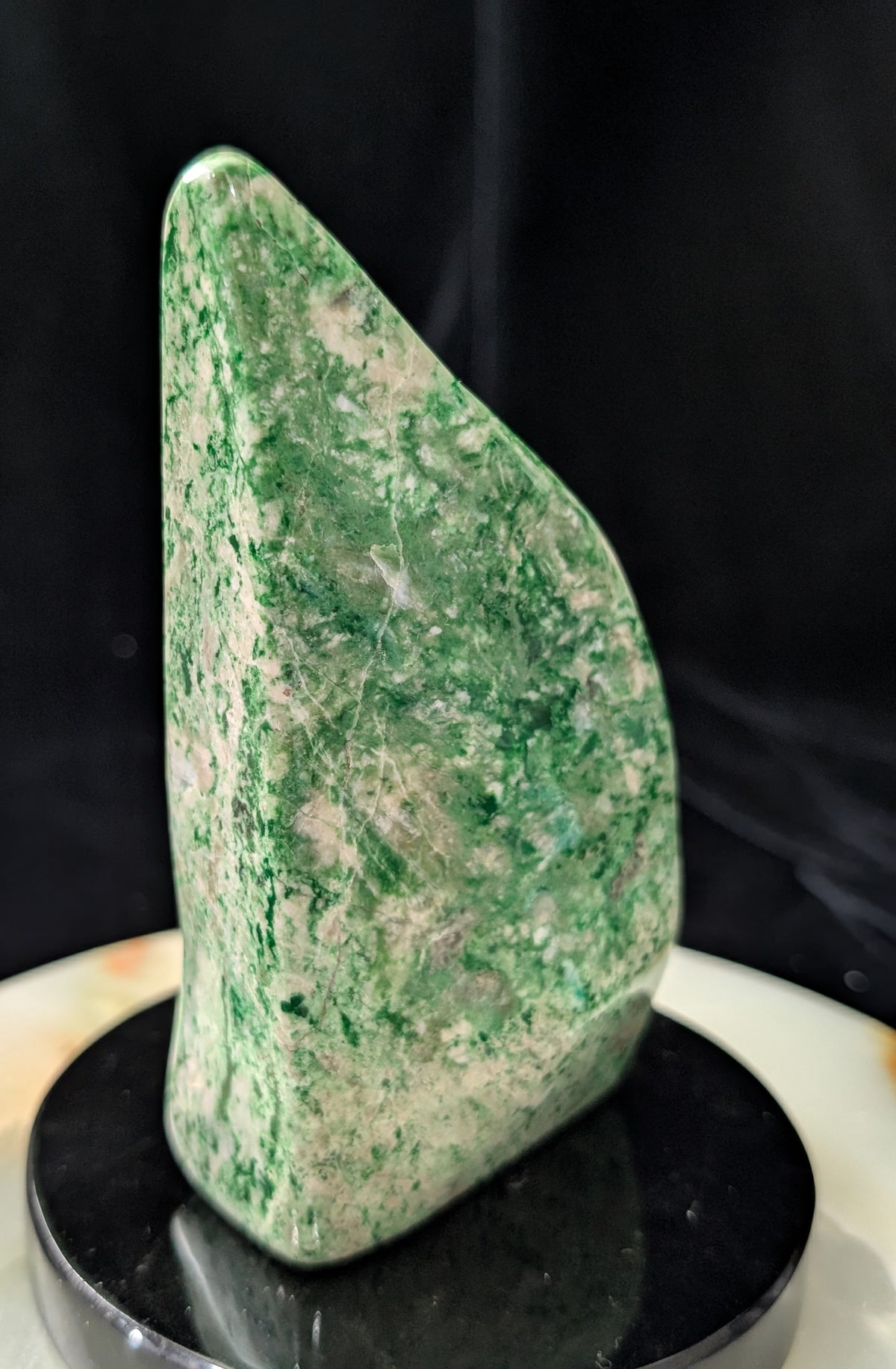 Green Apple Jadeite Freeform