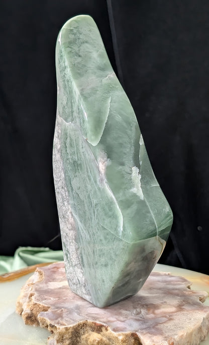 Green Flower Jade Freeform