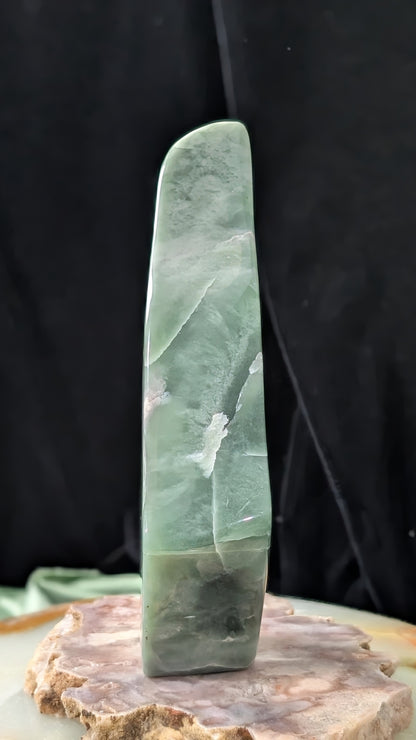 Green Flower Jade Freeform