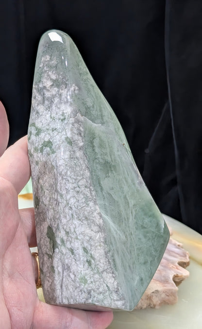 Green Flower Jade Freeform
