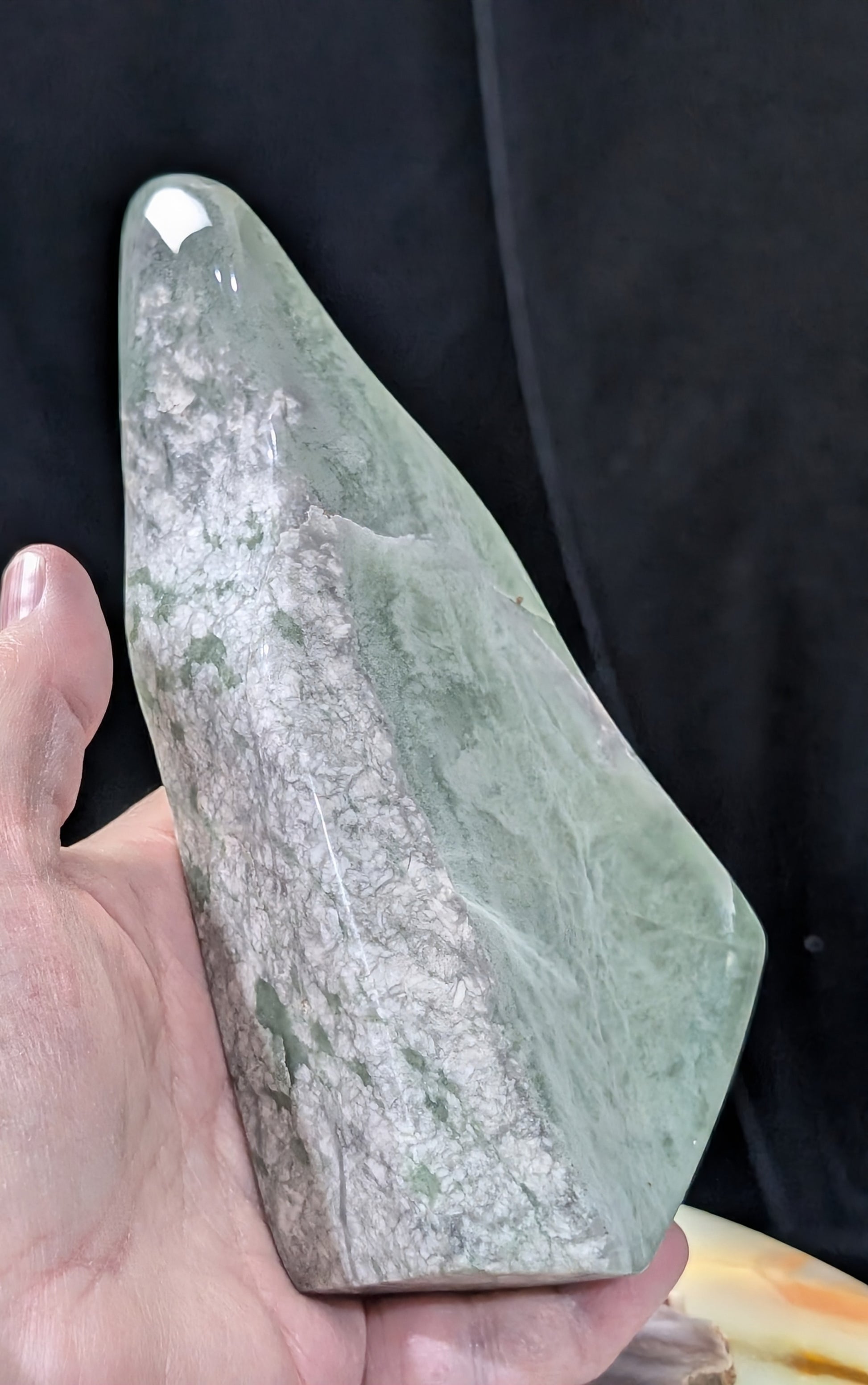 Green Flower Jade Freeform