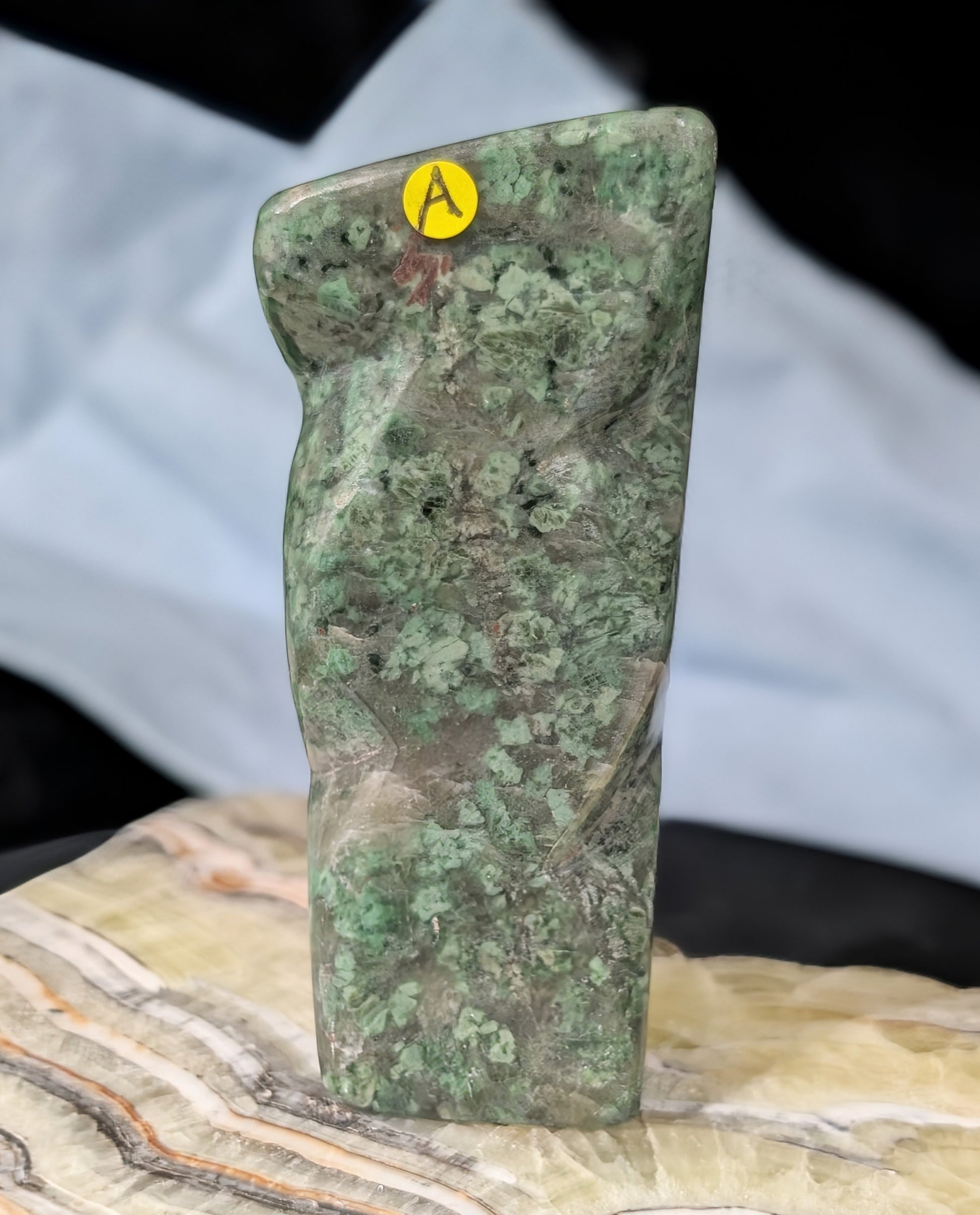 Green Grossular Garnet Freeform