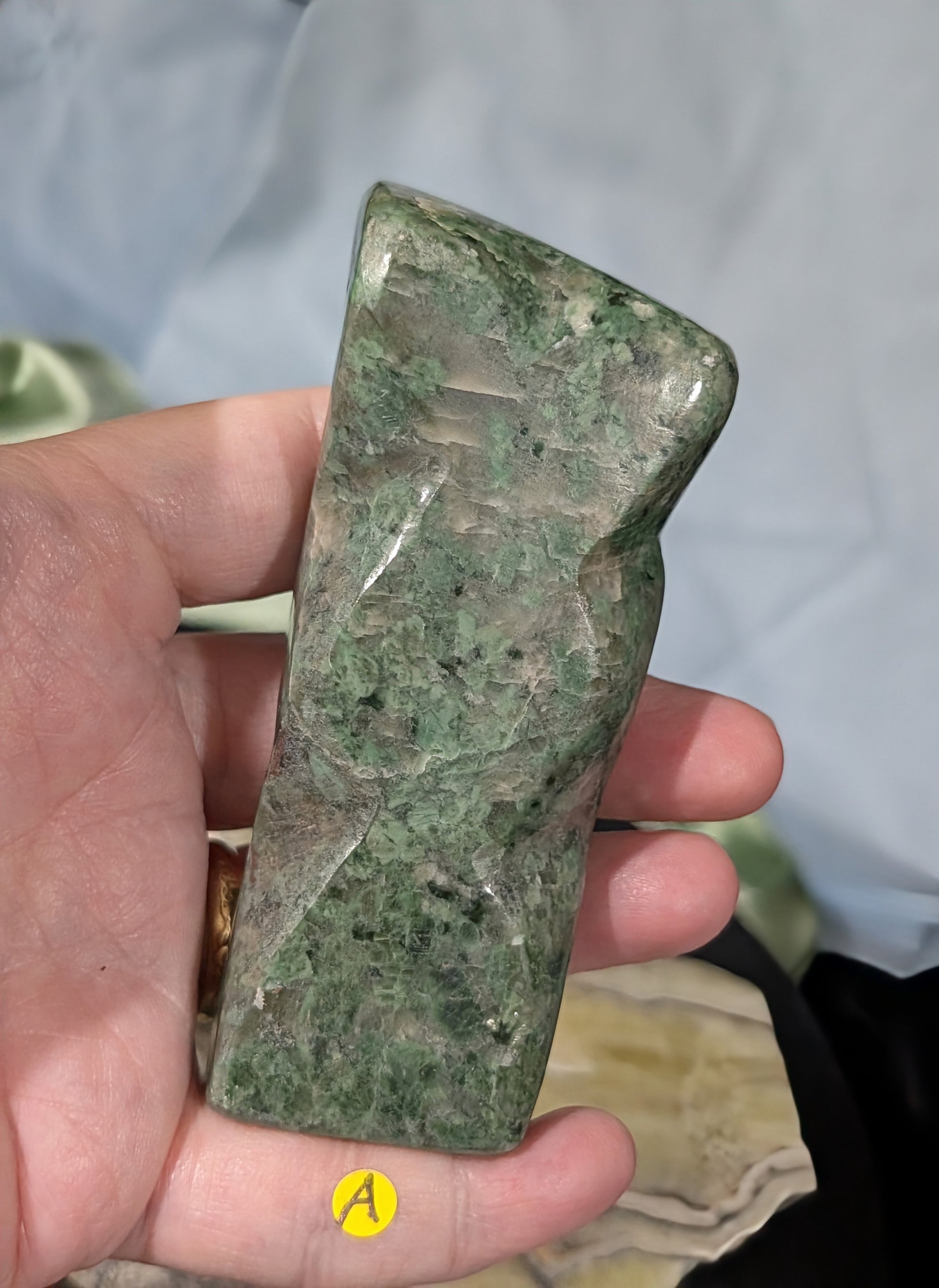 Green Grossular Garnet Freeform