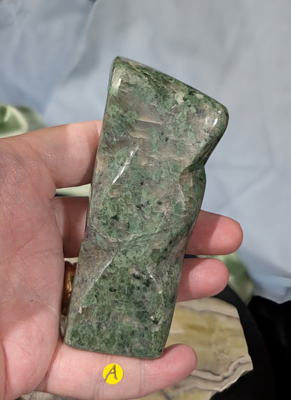Green Grossular Garnet Freeform