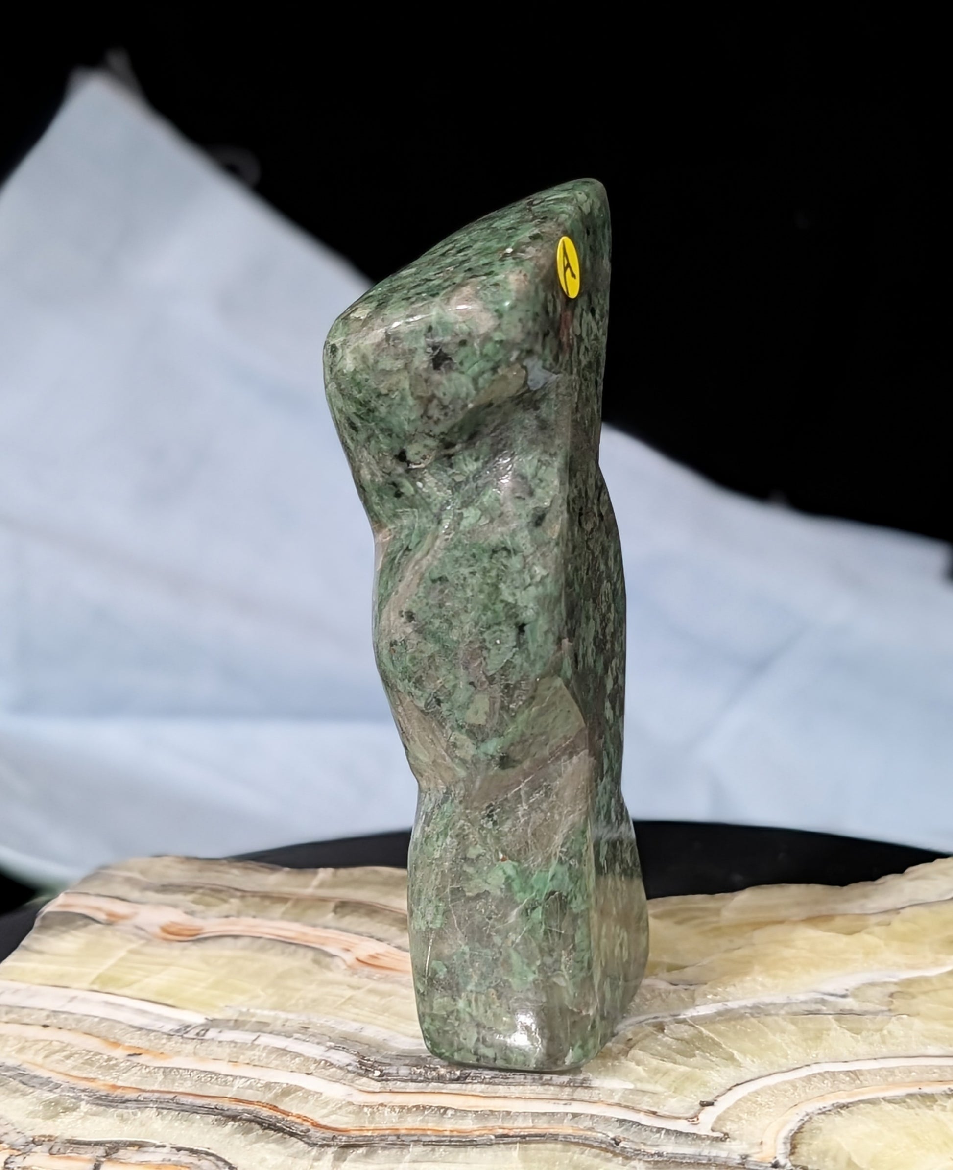 Green Grossular Garnet Freeform
