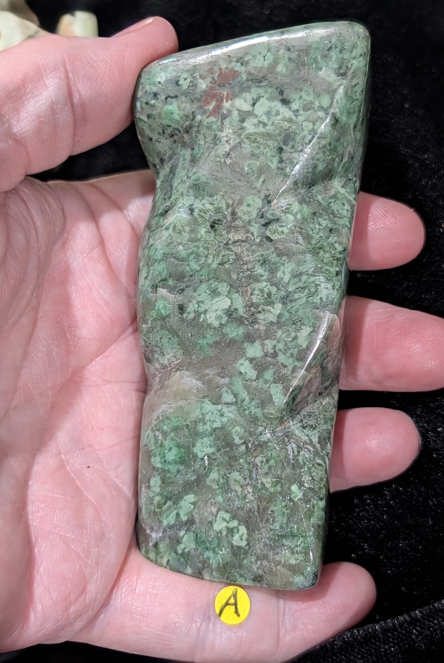 Green Grossular Garnet Freeform