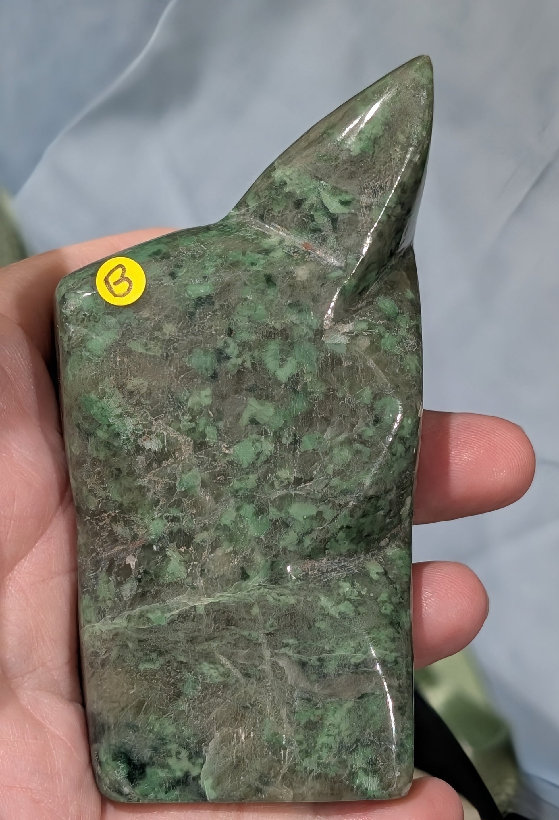 Green Grossular Garnet Freeform