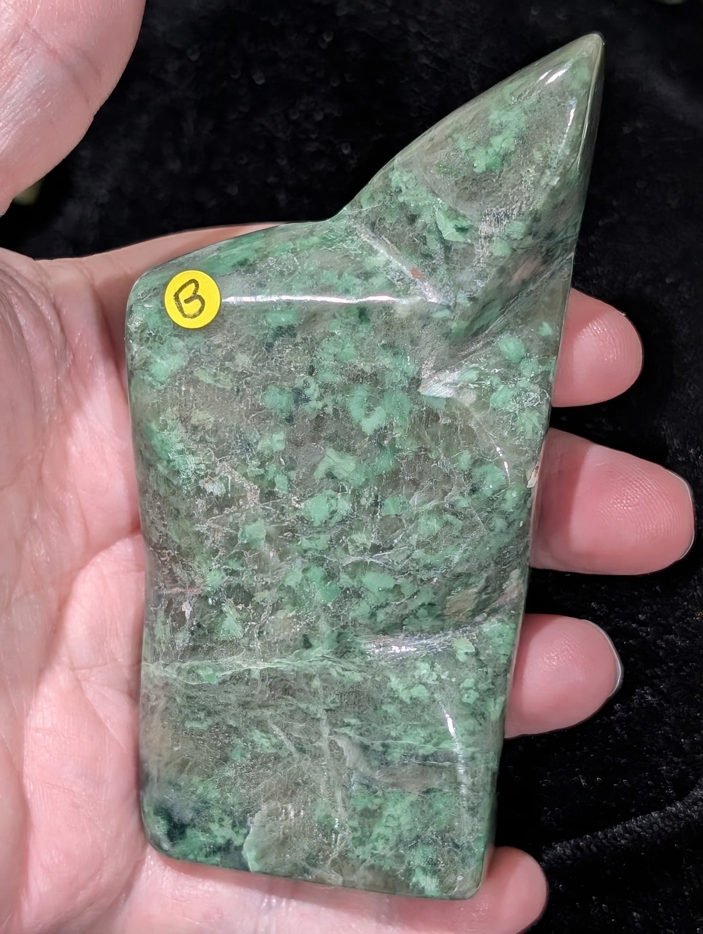 Green Grossular Garnet Freeform