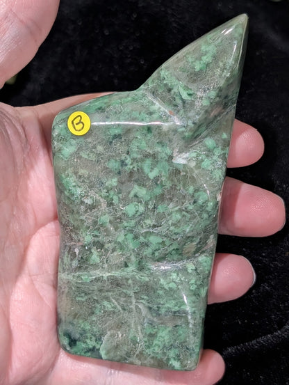 Green Grossular Garnet Freeform
