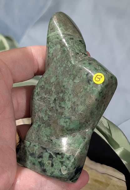 Green Grossular Garnet Freeform