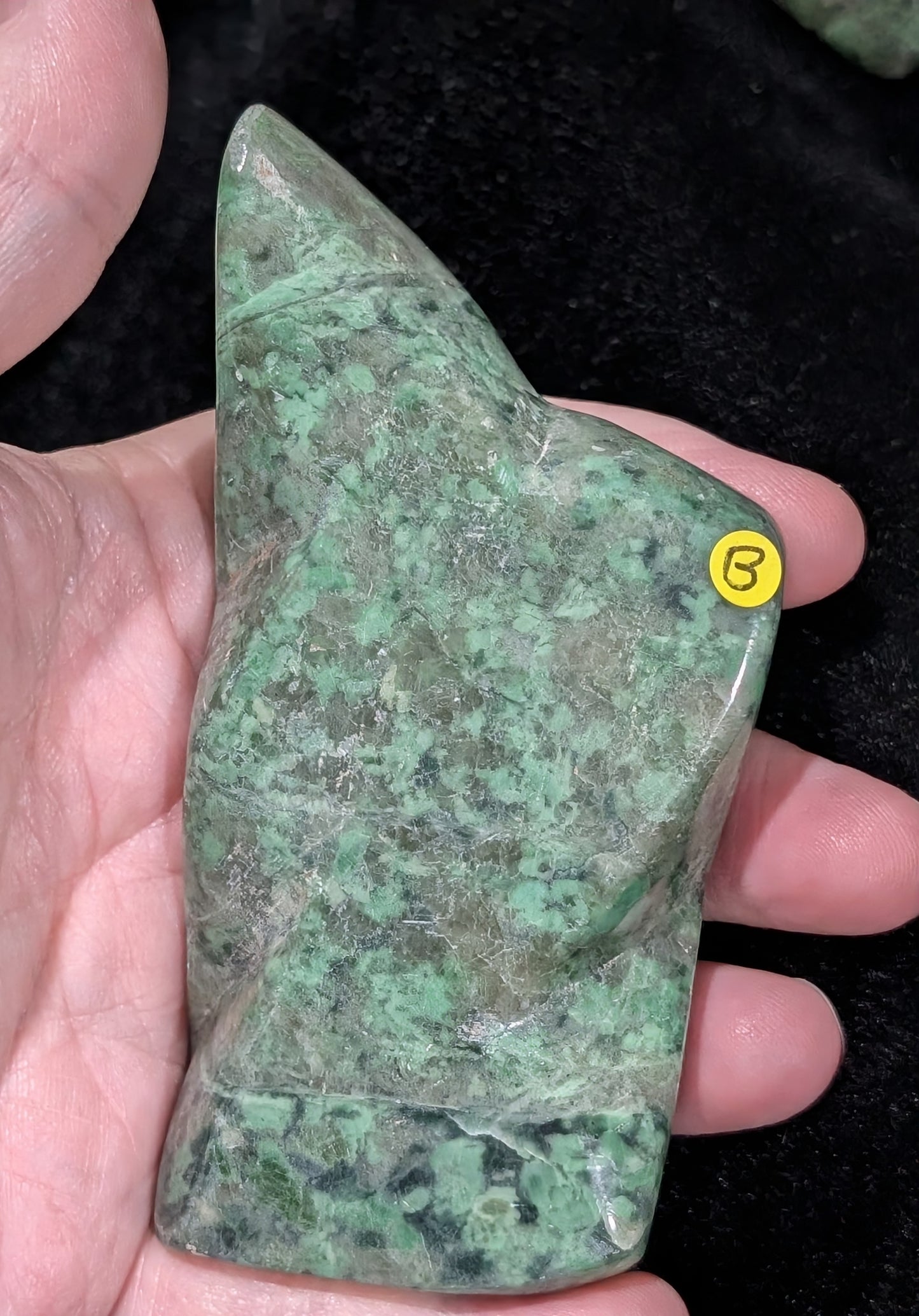 Green Grossular Garnet Freeform