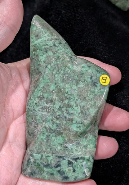 Green Grossular Garnet Freeform