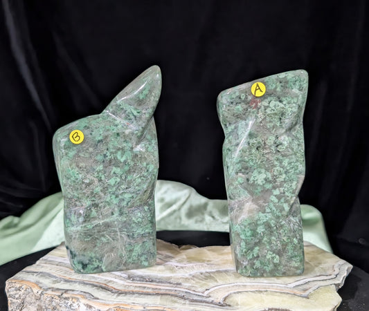 Green Grossular Garnet Freeforms