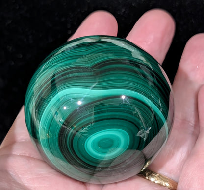 Green Malachite Sphere