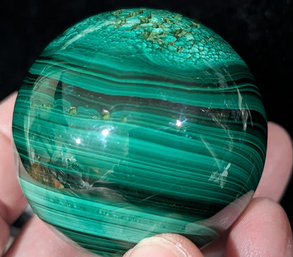 Green Malachite Sphere
