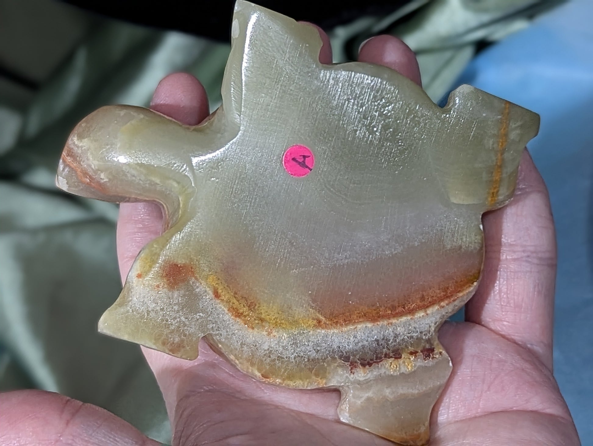 Green Onyx Turtle Figurine