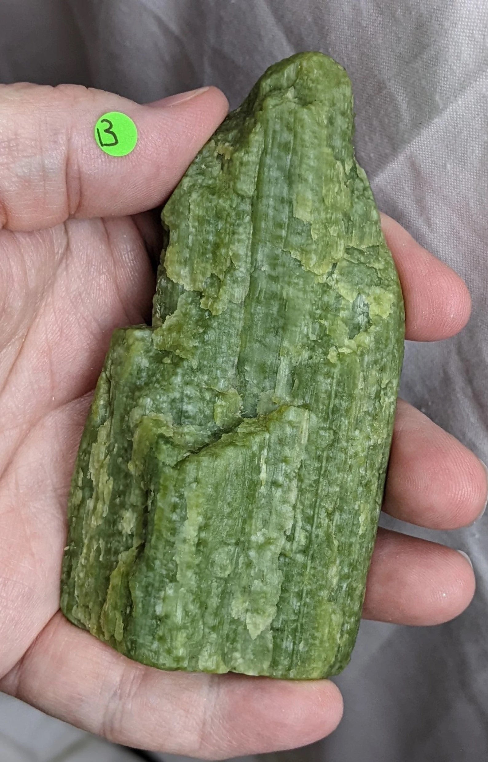 Raw Green Tremolite Freeform