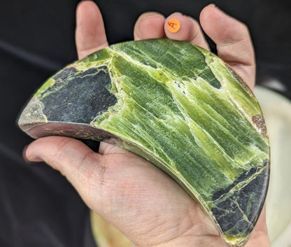 Green Tremolite Moon