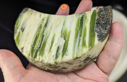 Green Tremolite Moon