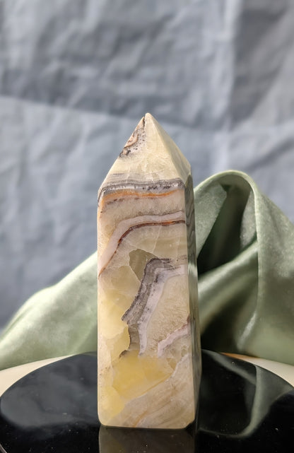 Hand Carved Brucite Tower