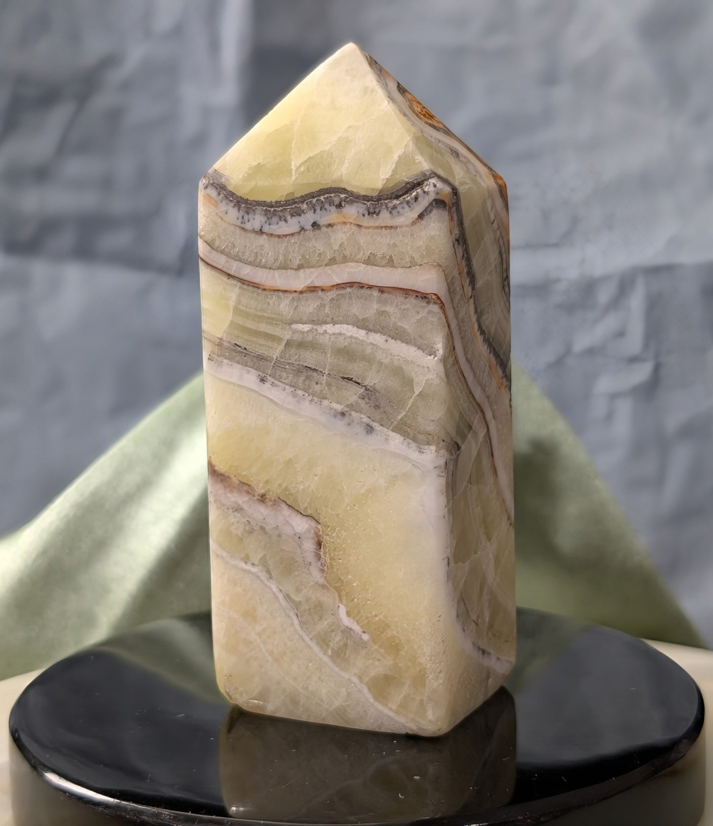 Hand Carved Brucite Tower