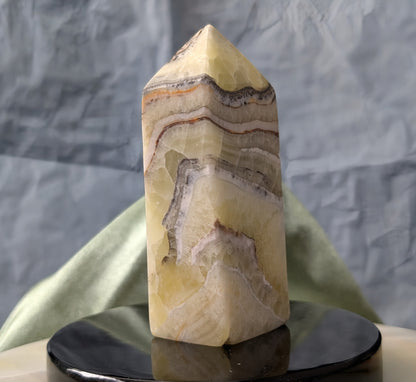 Hand Carved Brucite Tower