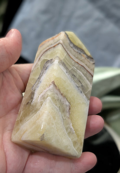 Hand Carved Brucite Tower