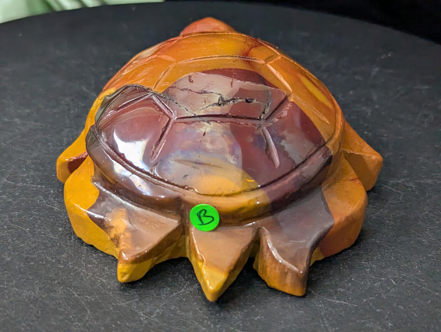 Hand Carved Mookaite Turtle Figurine 2B2