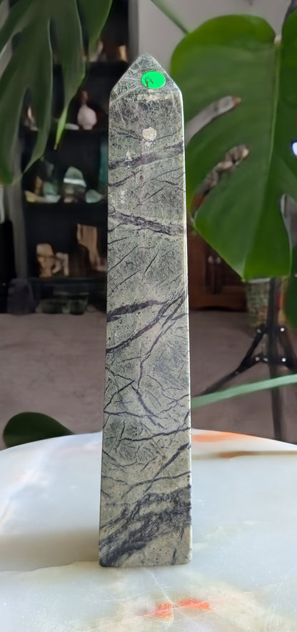 Hand Carved Serpentine Tower 1A1