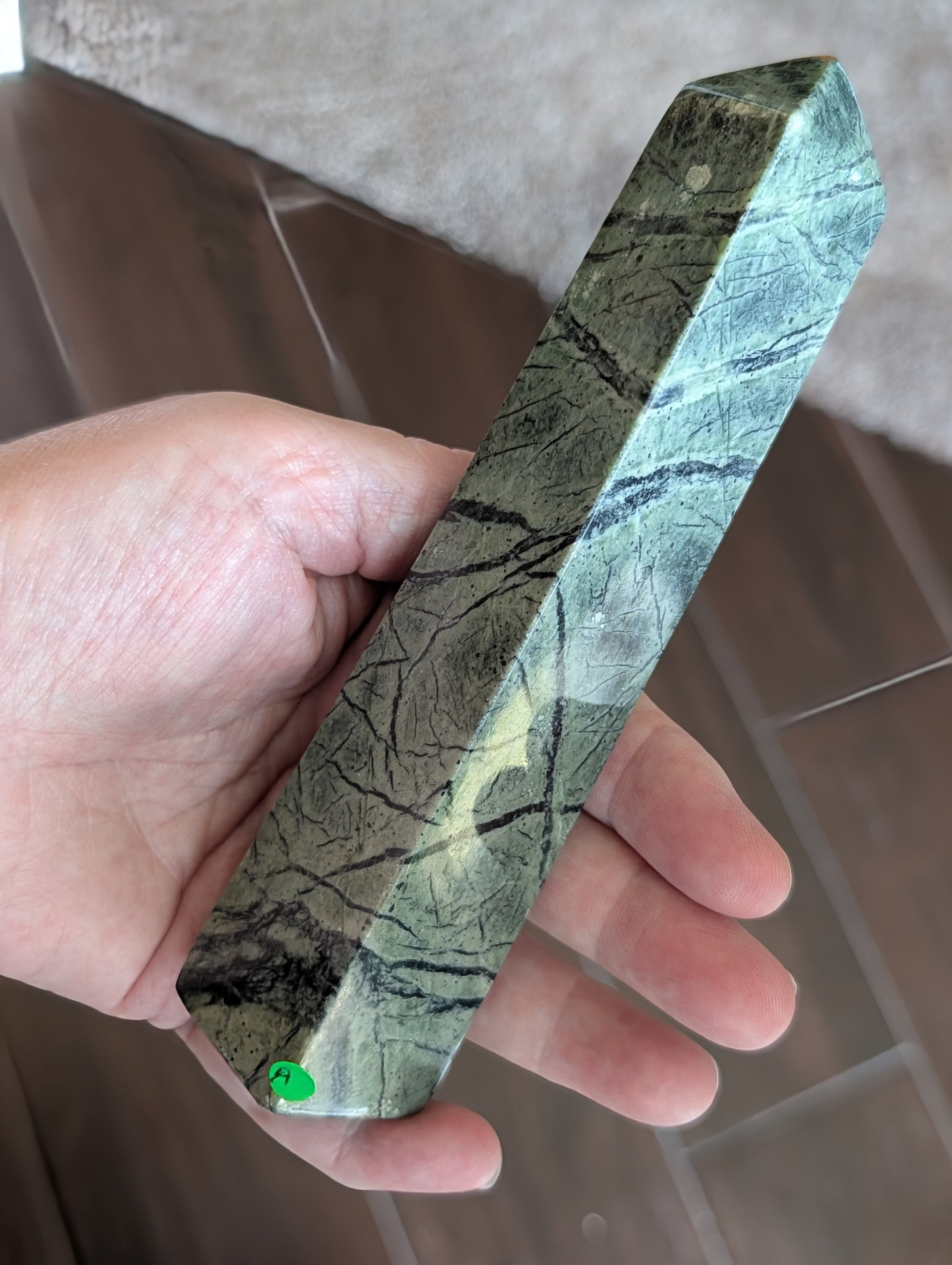 Hand Carved Serpentine Tower 1A3