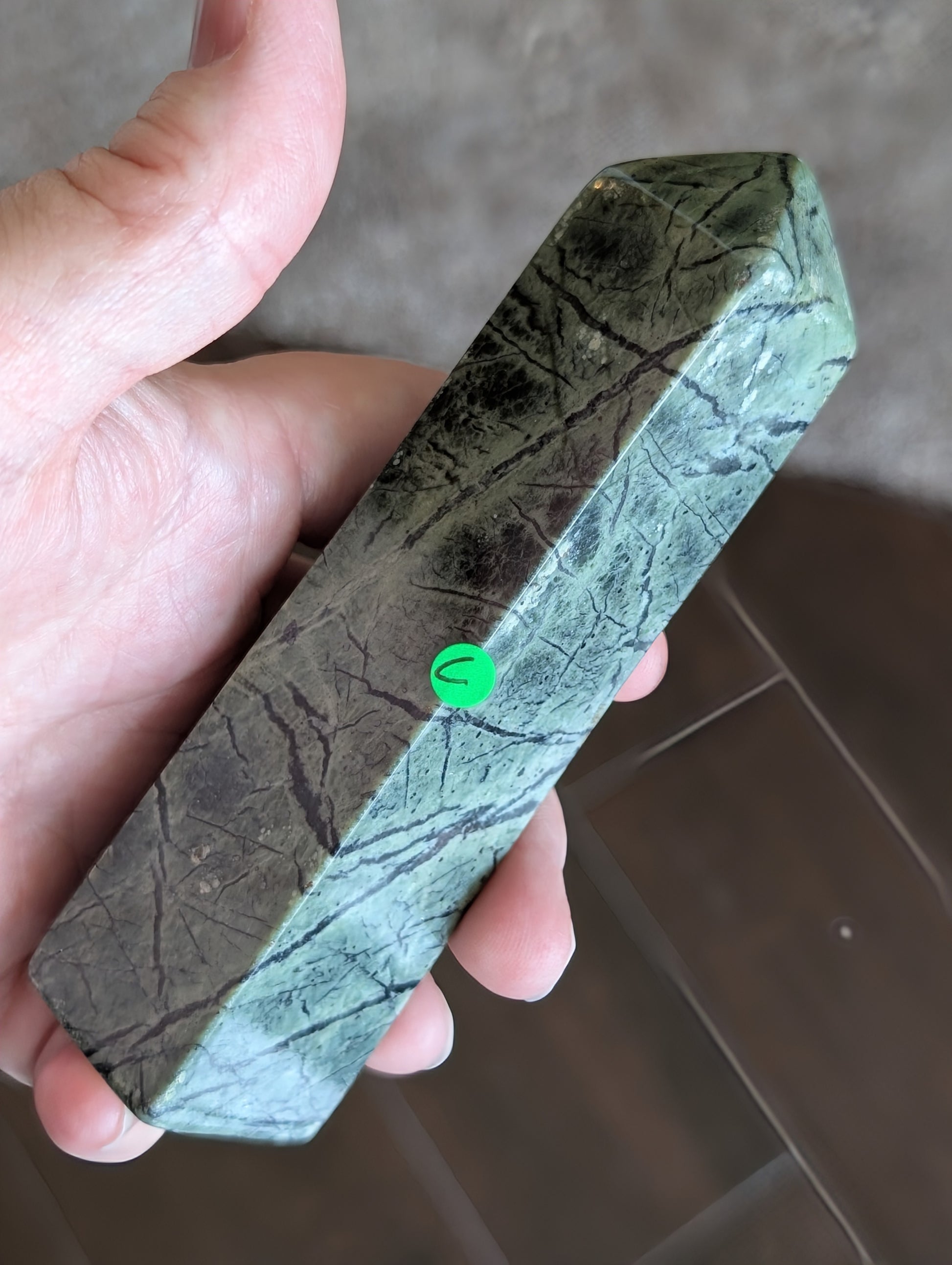 Hand Carved Serpentine Tower 1C4