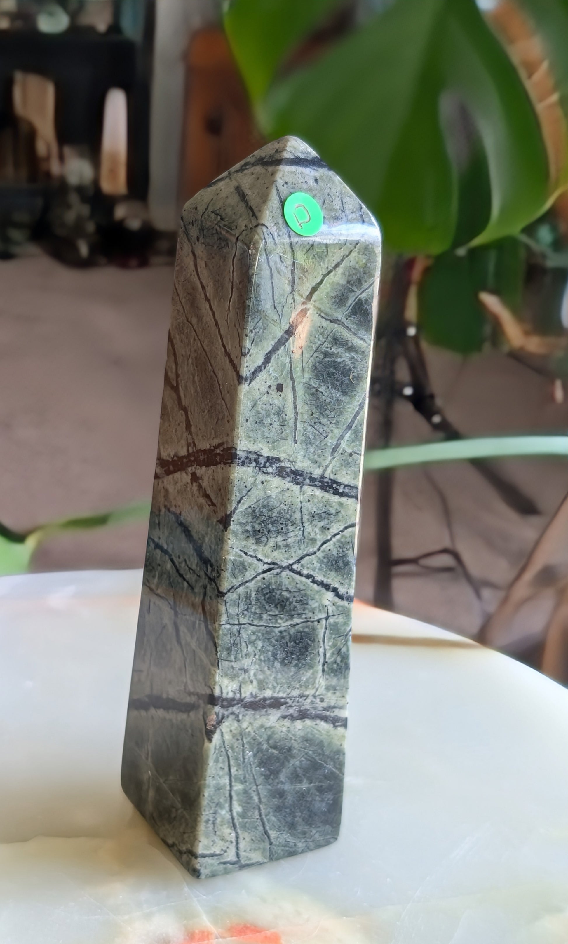 Hand Carved Serpentine Tower 1D1