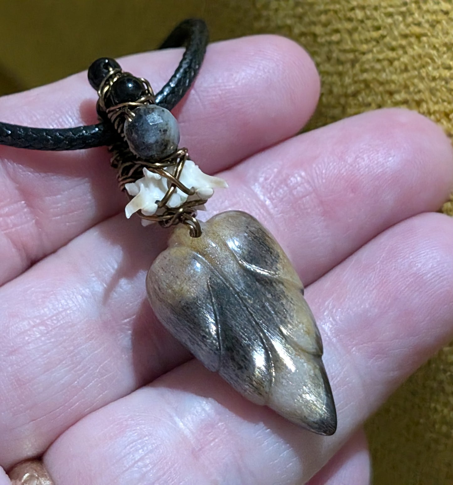 Hand Made Moonstone Pendant 1B