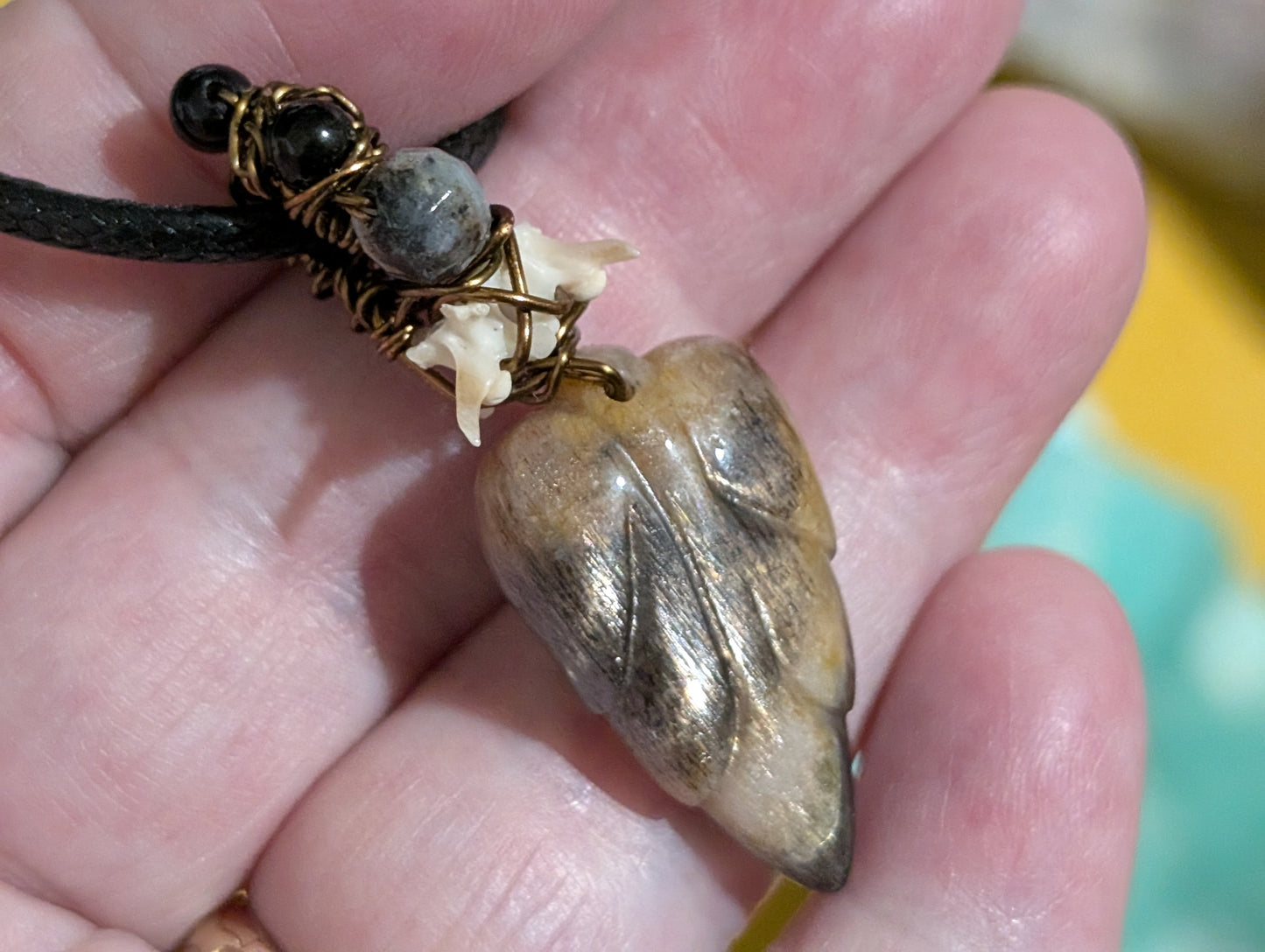 Hand Made Moonstone Pendant 1D