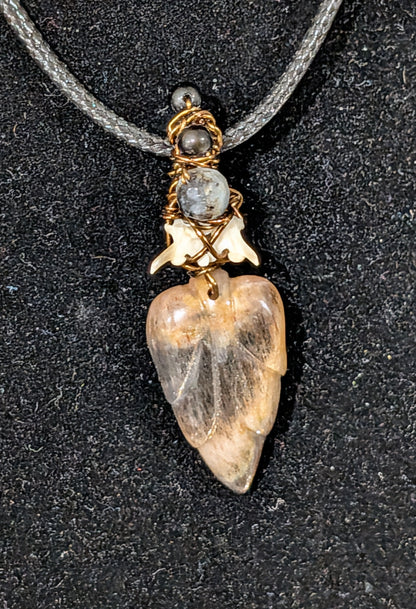 Hand Made Moonstone Pendant 1E