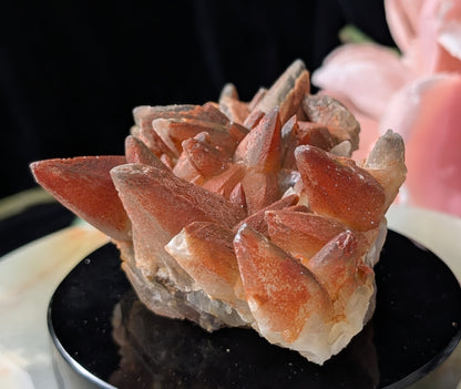 Hematoid Dog Tooth Calcite Specimen
